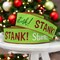 RG Ribbon: Stink, Stank, Stunk Christmas Ribbon, 2.5" x 10 Yards - Lime Green, Red, Multi